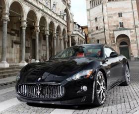 картинка машины, maserati, черный мазерати, обои, авто