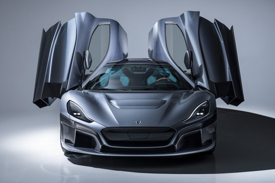 машины, авто, Rimac C Two, выдвижные двери, перед, car