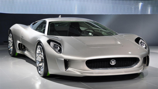 машина ягуар, Гибридный, суперкар, Jaguar на базе купе C-X75