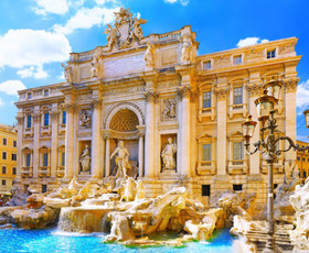 фото фонтана, Италия, Рим, архитектура